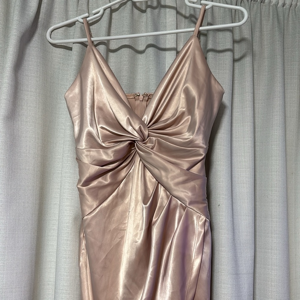 Rose gold dress